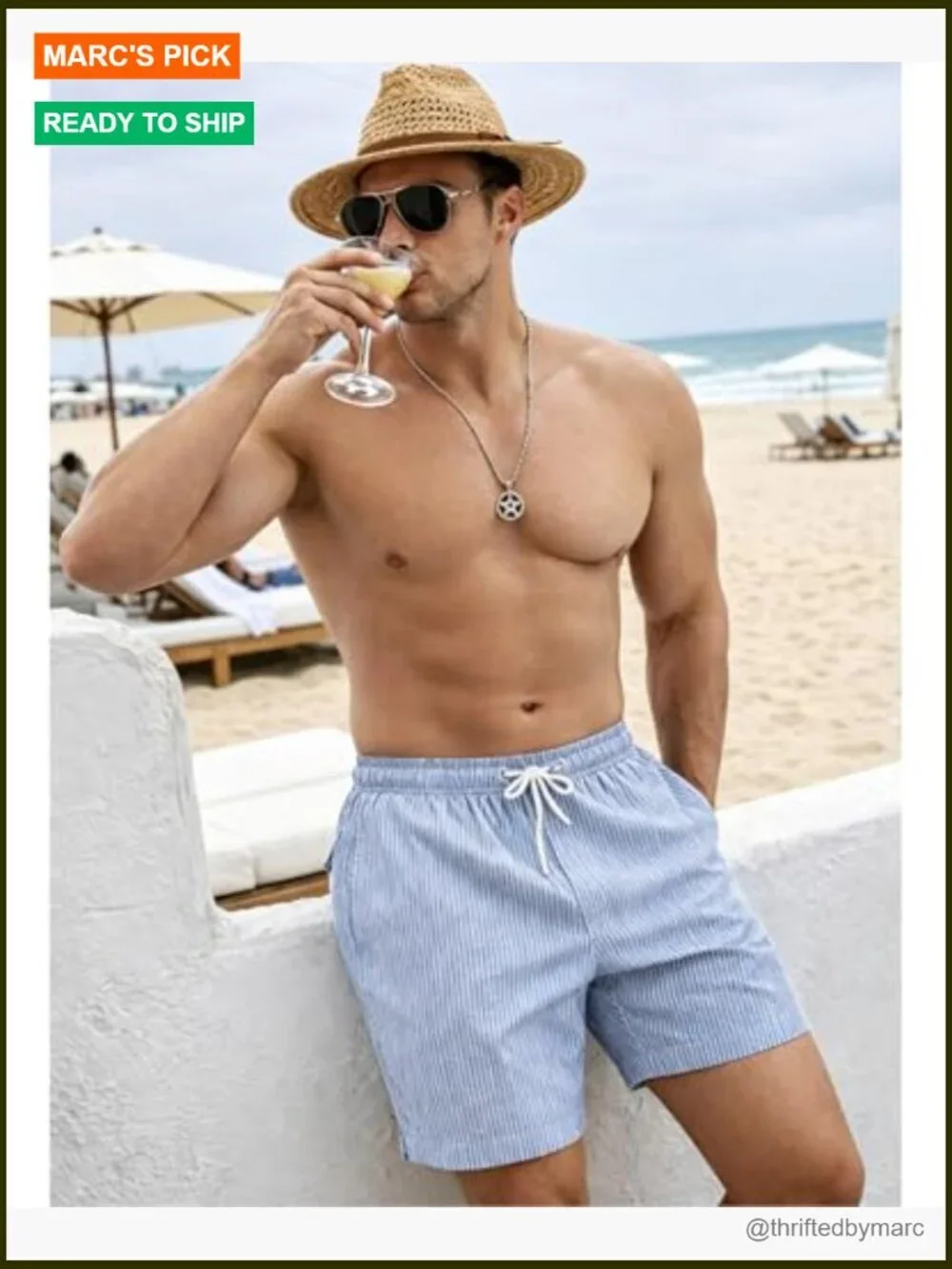 Men's Quick Dry Swim Trunks with Pockets UPF 50+